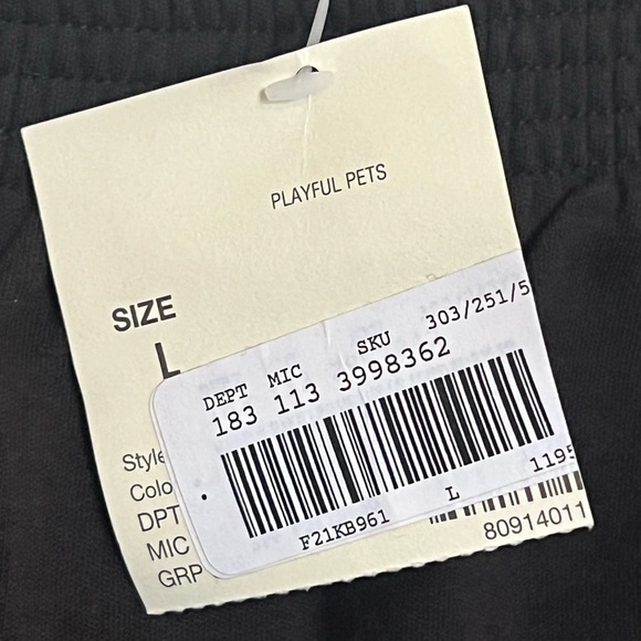 NWT Vintage Bechamel Playful Pets Maxi Skirt with Dogs Cats Large 100% Cotton - Picture 7 of 7